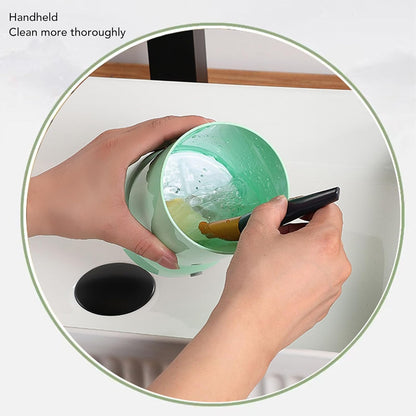 Outil De Nettoyage De Pinceaux De Maquillage Électrique, Machine De Nettoyage De Pinceaux Cosmétiques USB Automatique Portable, Ensemble De Pinceaux De Maquillage De Beauté Vert,