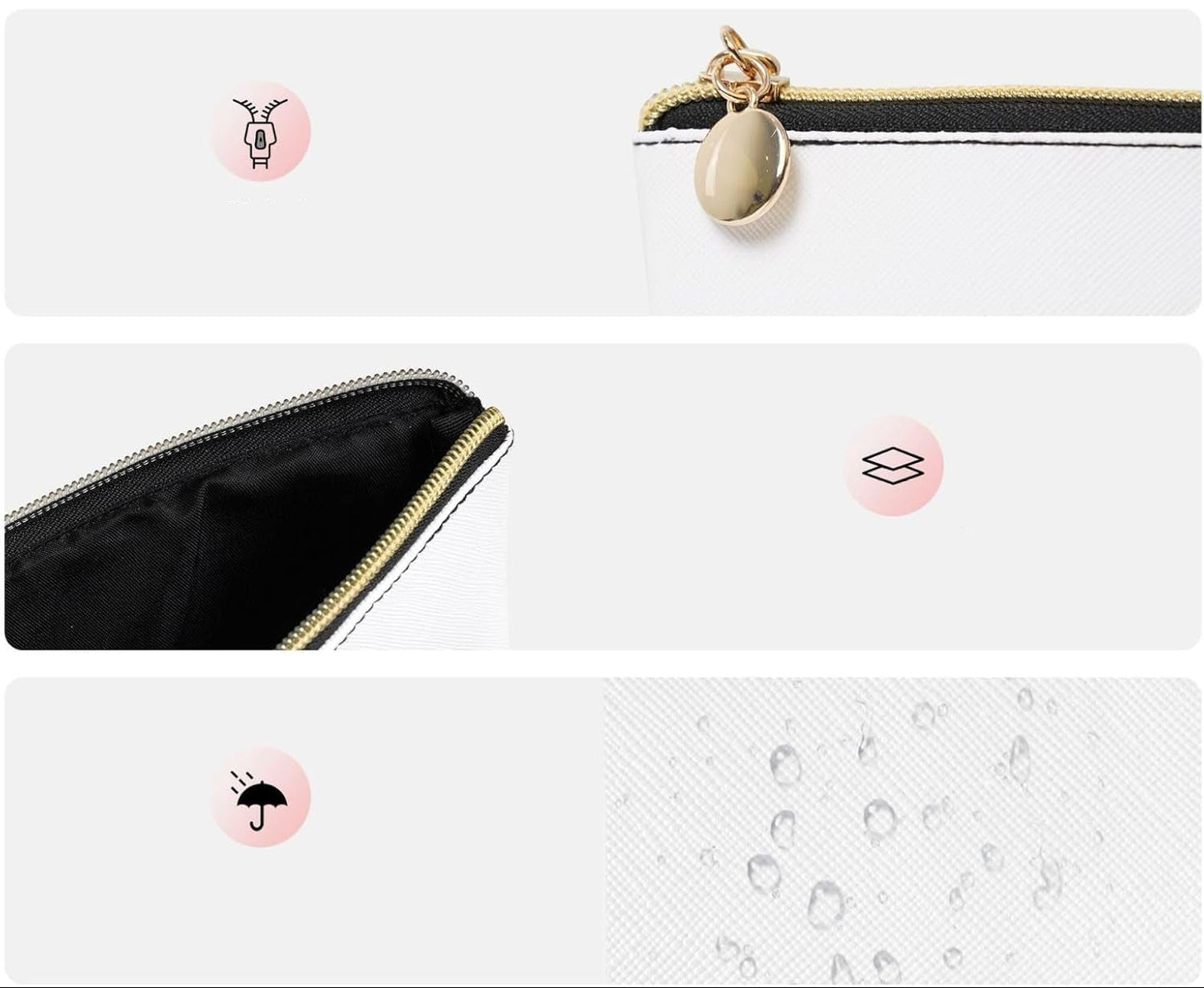 Outils De Coiffeur, Trousse De Maquillage Trousse À Cosmétiques Trousse De Toilette De Voyage Portable Pochette De Toilette