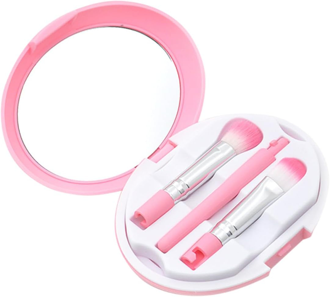 Ensemble De Pinceaux De Maquillage Pour Les Yeux Détaillés 5 Pièces Formes De Kit Pour La Routine Beauté Des Femmes