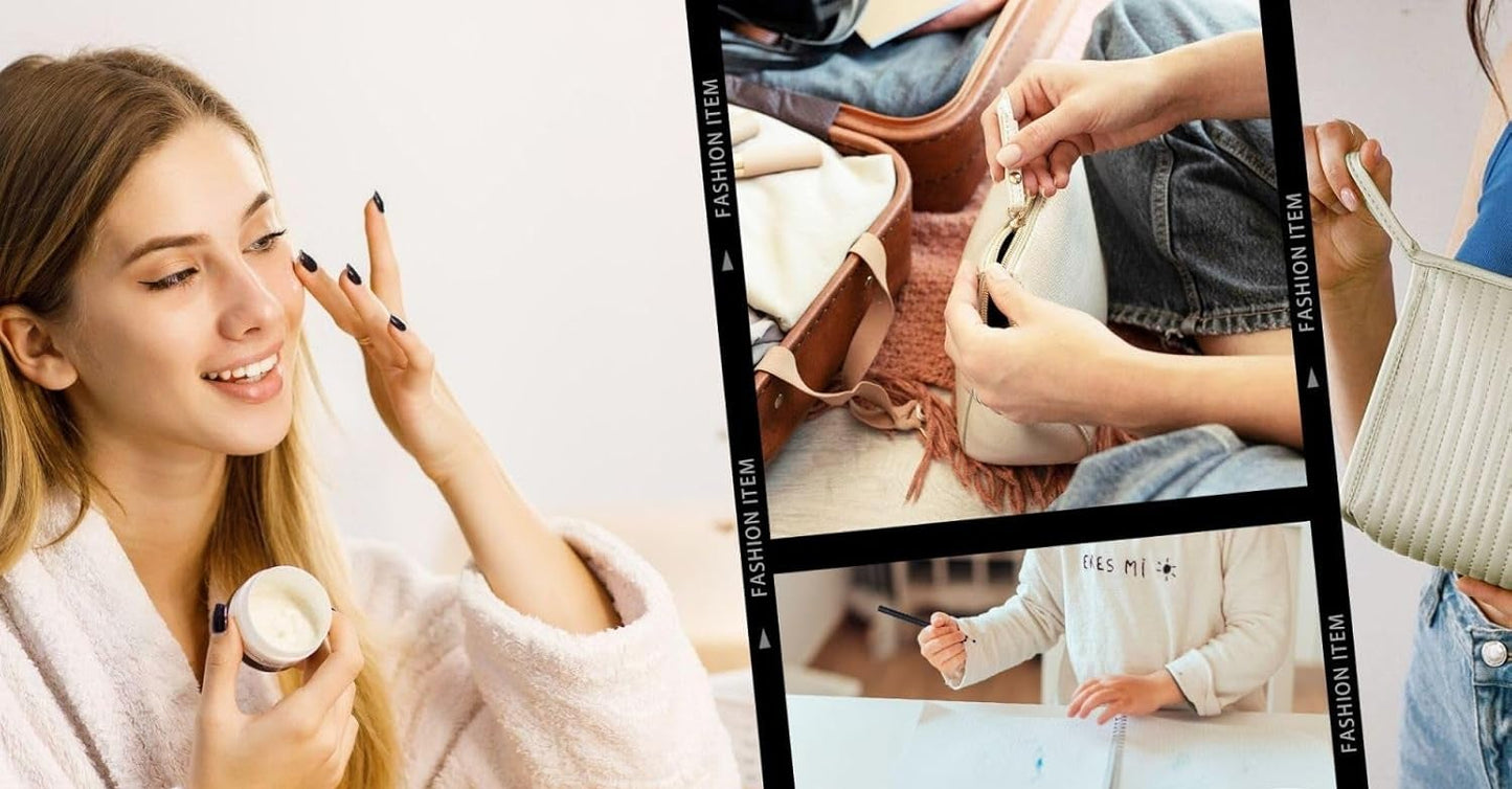 Outils De Coiffeur, Trousse De Maquillage Trousse À Cosmétiques Trousse De Toilette De Voyage Portable Pochette De Toilette