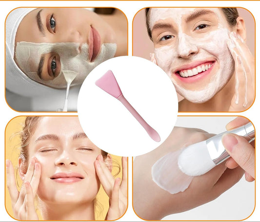 Applicateur De Pinceau Pour Le Visage,Applicateur De Crème Pour Le Visage | Applicateur Portatif De Couverture De Visage De Brosse De Visage De Silicone - Accessoires D'Outils De Beauté,