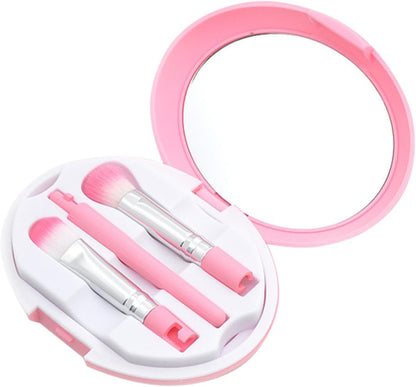 Ensemble De Pinceaux De Maquillage Pour Les Yeux Détaillés 5 Pièces Formes De Kit Pour La Routine Beauté Des Femmes