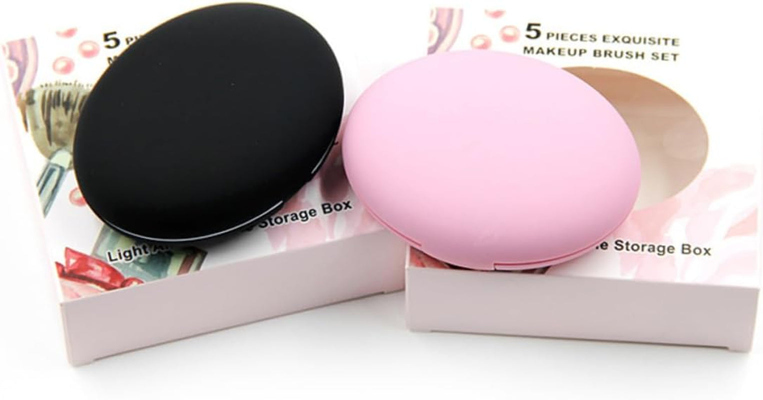 Ensemble De Pinceaux De Maquillage Pour Les Yeux Détaillés 5 Pièces Formes De Kit Pour La Routine Beauté Des Femmes