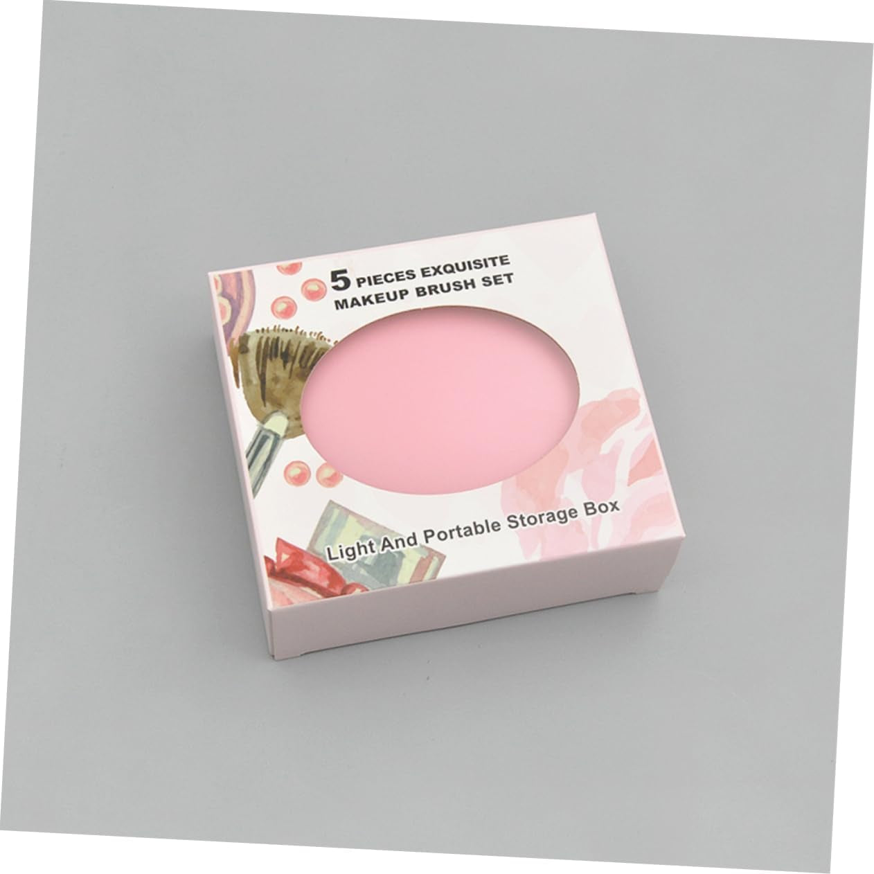 Ensemble De Pinceaux De Maquillage Pour Les Yeux Détaillés 5 Pièces Formes De Kit Pour La Routine Beauté Des Femmes