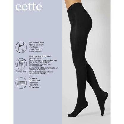 Collants polaires noirs