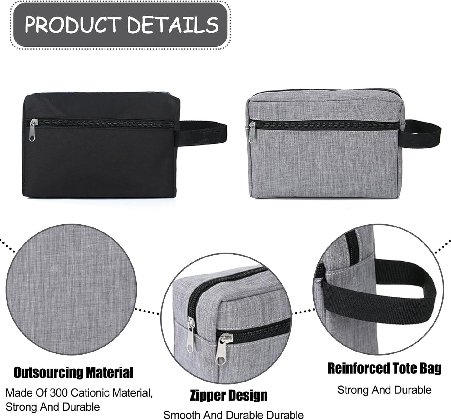 2 Pcs Trousse De Toilette Homme Voyage, Trousse Toilette Voyage Adolescents, Trousse De Toilette Voyage Compacte Et Pratique, Trousse De Toilette Enfant Garcon Our Voyage Et Enfant Garçon