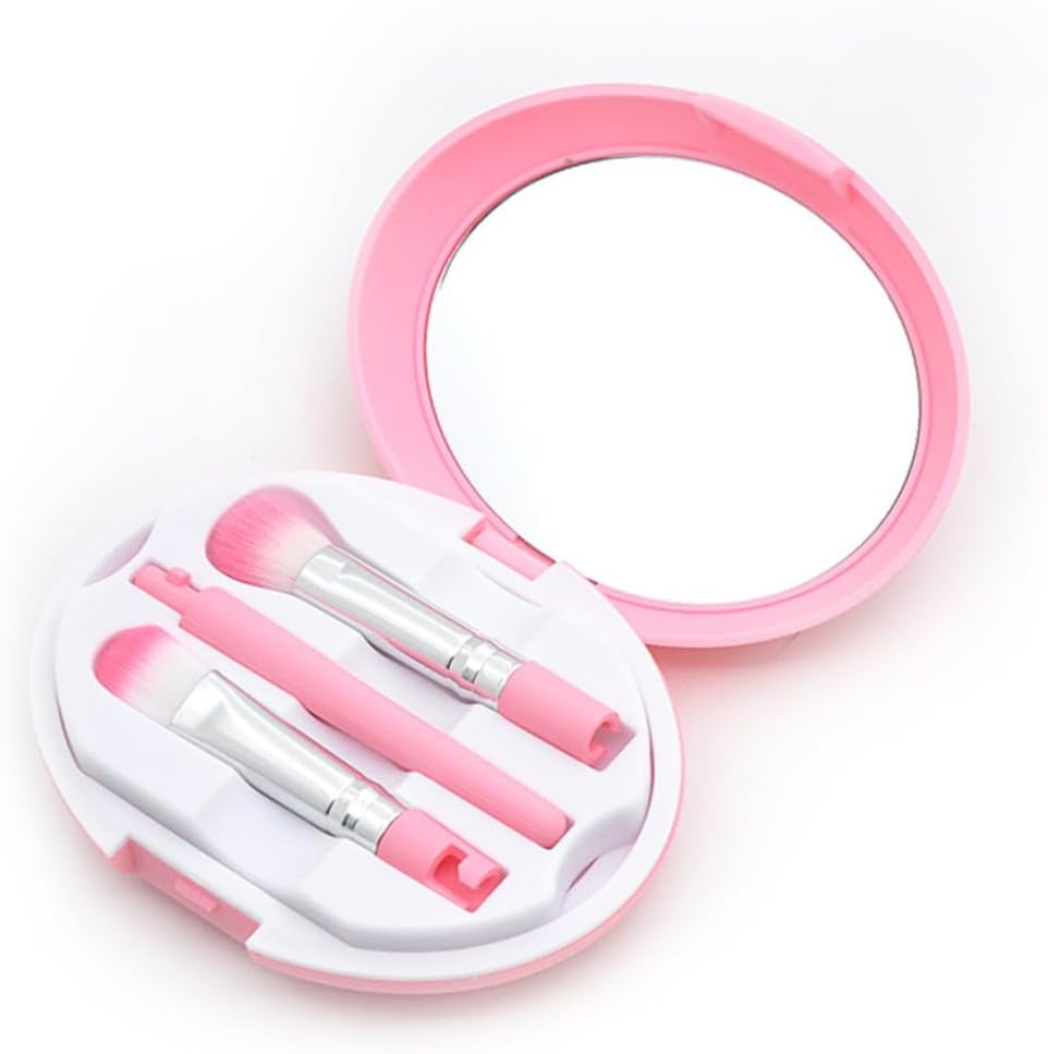 Ensemble De Pinceaux De Maquillage Pour Les Yeux Détaillés 5 Pièces Formes De Kit Pour La Routine Beauté Des Femmes